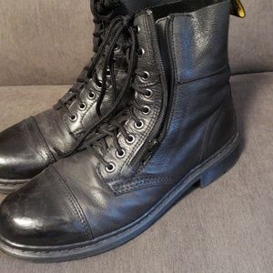 Dr.Martens mens side zip leather sz10